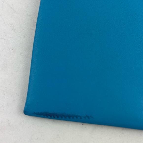 Brand New Commes Des Garçons Blue Half Zip Wallet - Picture 3 of 5